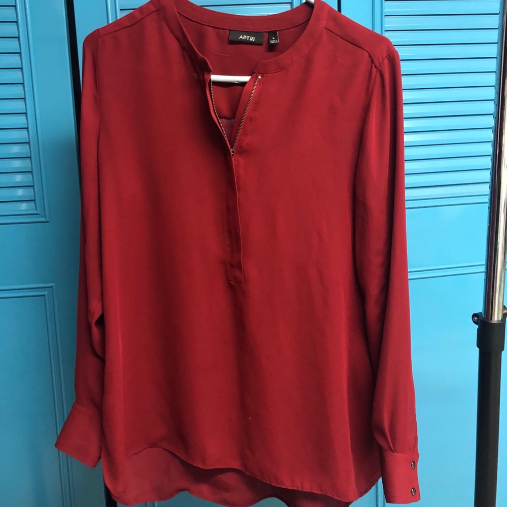5/$10 Apt9 Red Blouse